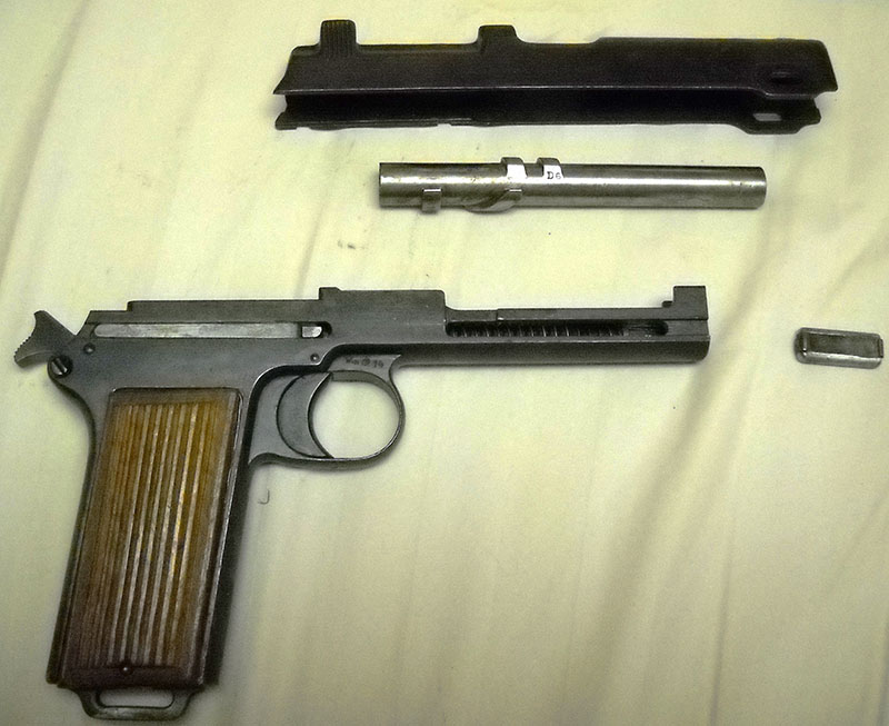 Steyr M1912, field stripped